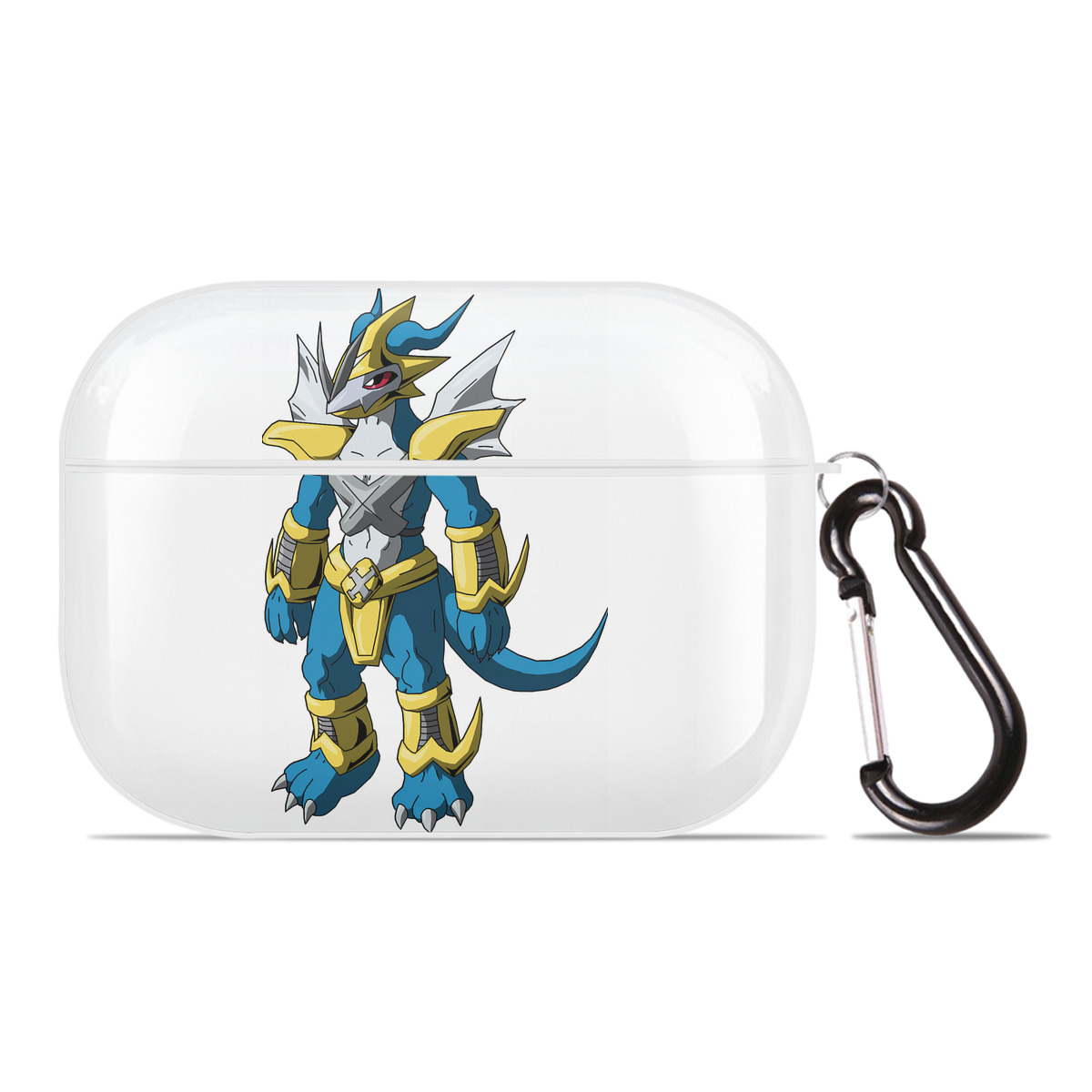 （画像用） Digimon デジタルモンスター/デジモン 【AirPods Pro用】ハードシェル保護ケース 耐衝撃・防指紋・カラビナ付き商品仕様
