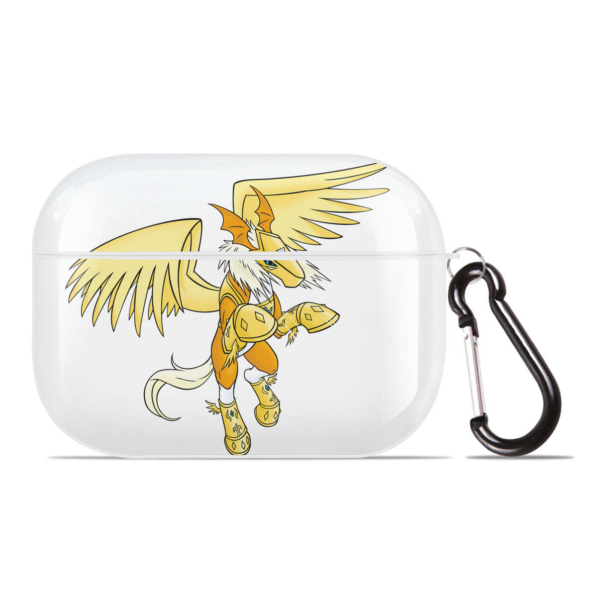 （画像用） Digimon デジタルモンスター/デジモン 【AirPods Pro用】ハードシェル保護ケース 耐衝撃・防指紋・カラビナ付き商品仕様