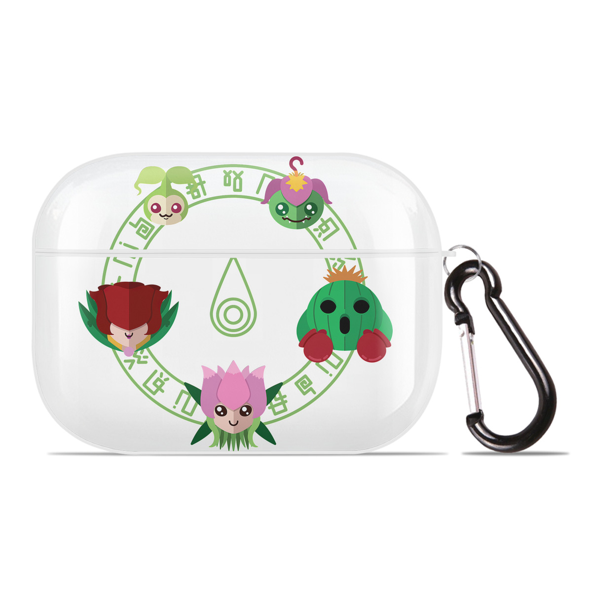 （画像用） Digimon デジタルモンスター/デジモン 【AirPods Pro用】ハードシェル保護ケース 耐衝撃・防指紋・カラビナ付き商品仕様