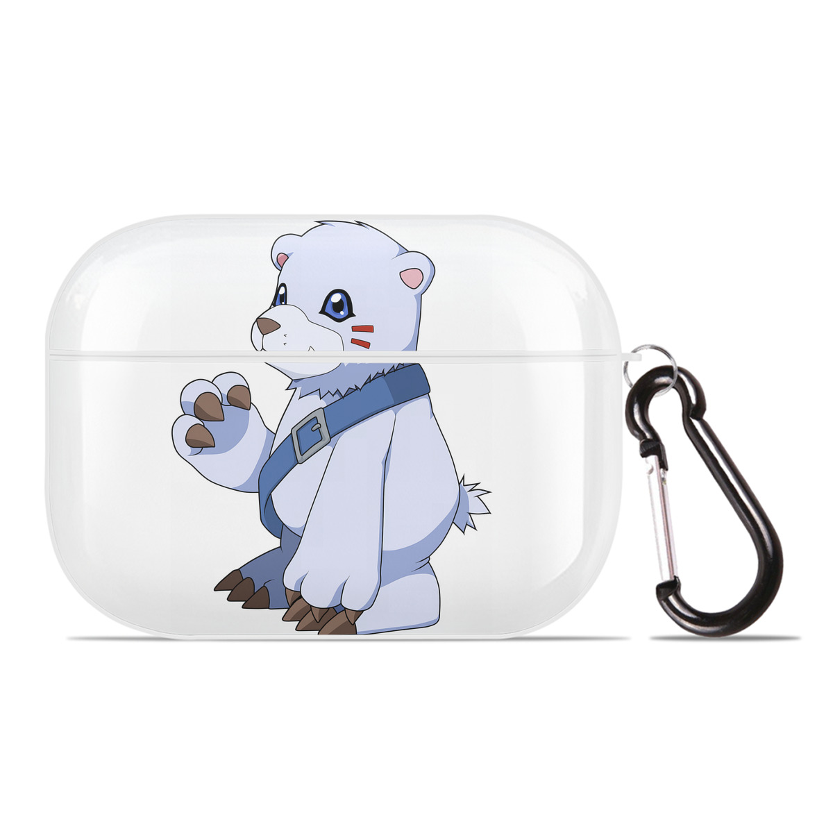 （画像用） Digimon デジタルモンスター/デジモン 【AirPods Pro用】ハードシェル保護ケース 耐衝撃・防指紋・カラビナ付き商品仕様