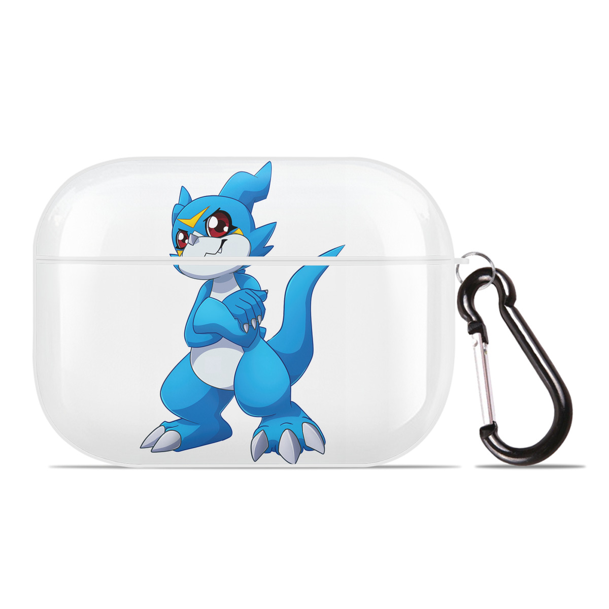 （画像用） Digimon デジタルモンスター/デジモン 【AirPods Pro用】ハードシェル保護ケース 耐衝撃・防指紋・カラビナ付き商品仕様