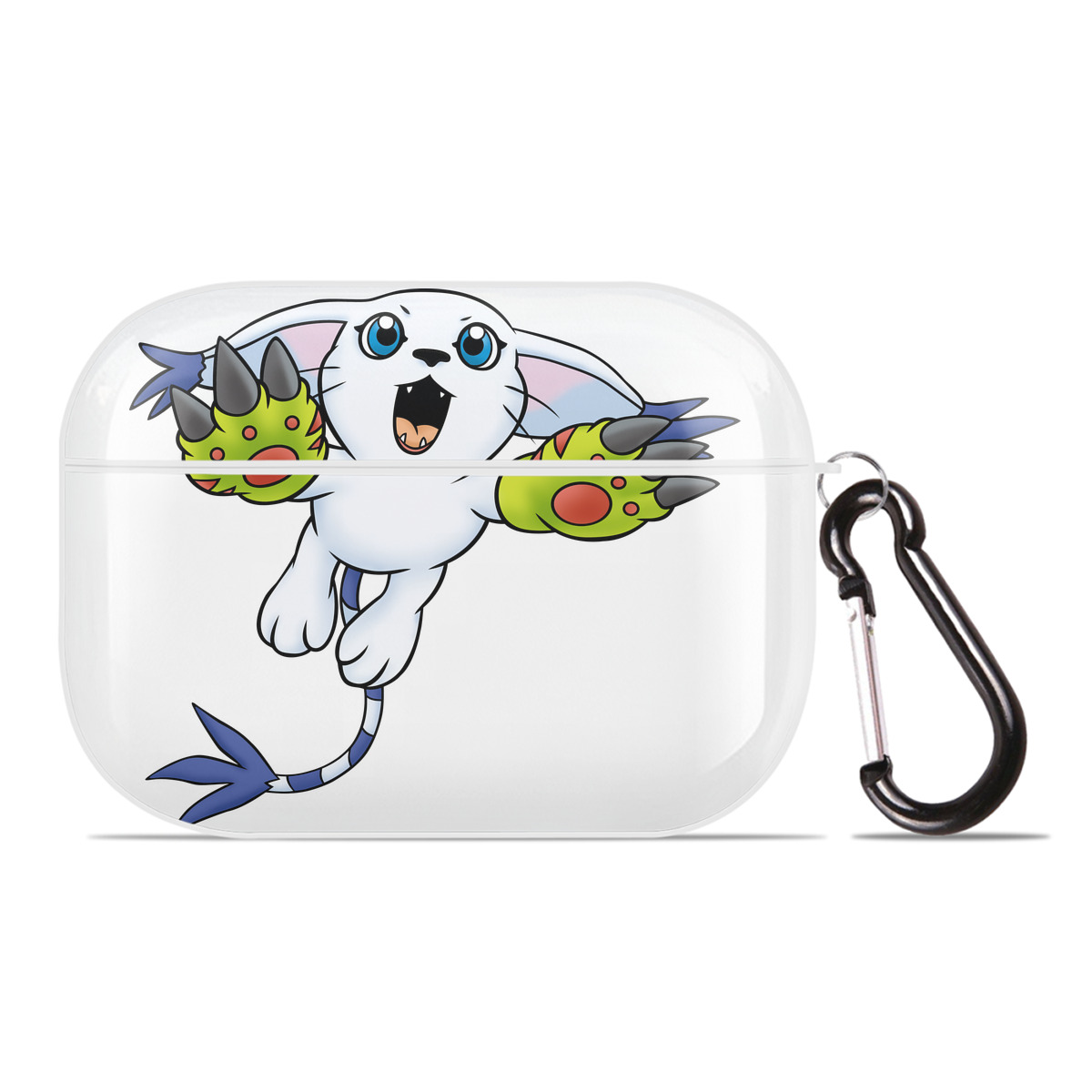 （画像用） Digimon デジタルモンスター/デジモン 【AirPods Pro用】ハードシェル保護ケース 耐衝撃・防指紋・カラビナ付き商品仕様
