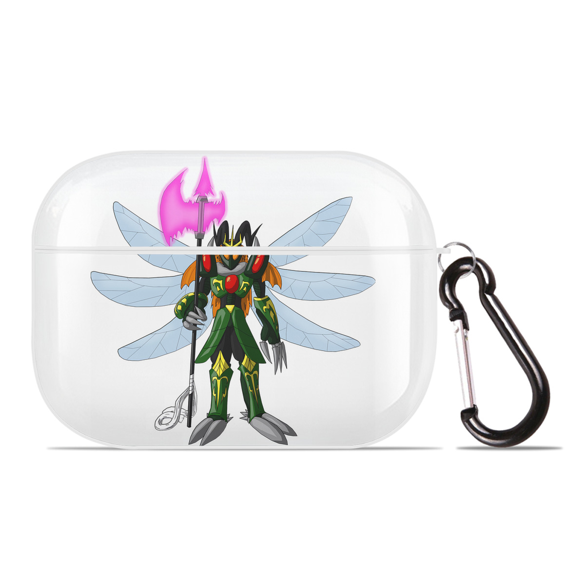（画像用） Digimon デジタルモンスター/デジモン 【AirPods Pro用】ハードシェル保護ケース 耐衝撃・防指紋・カラビナ付き商品仕様