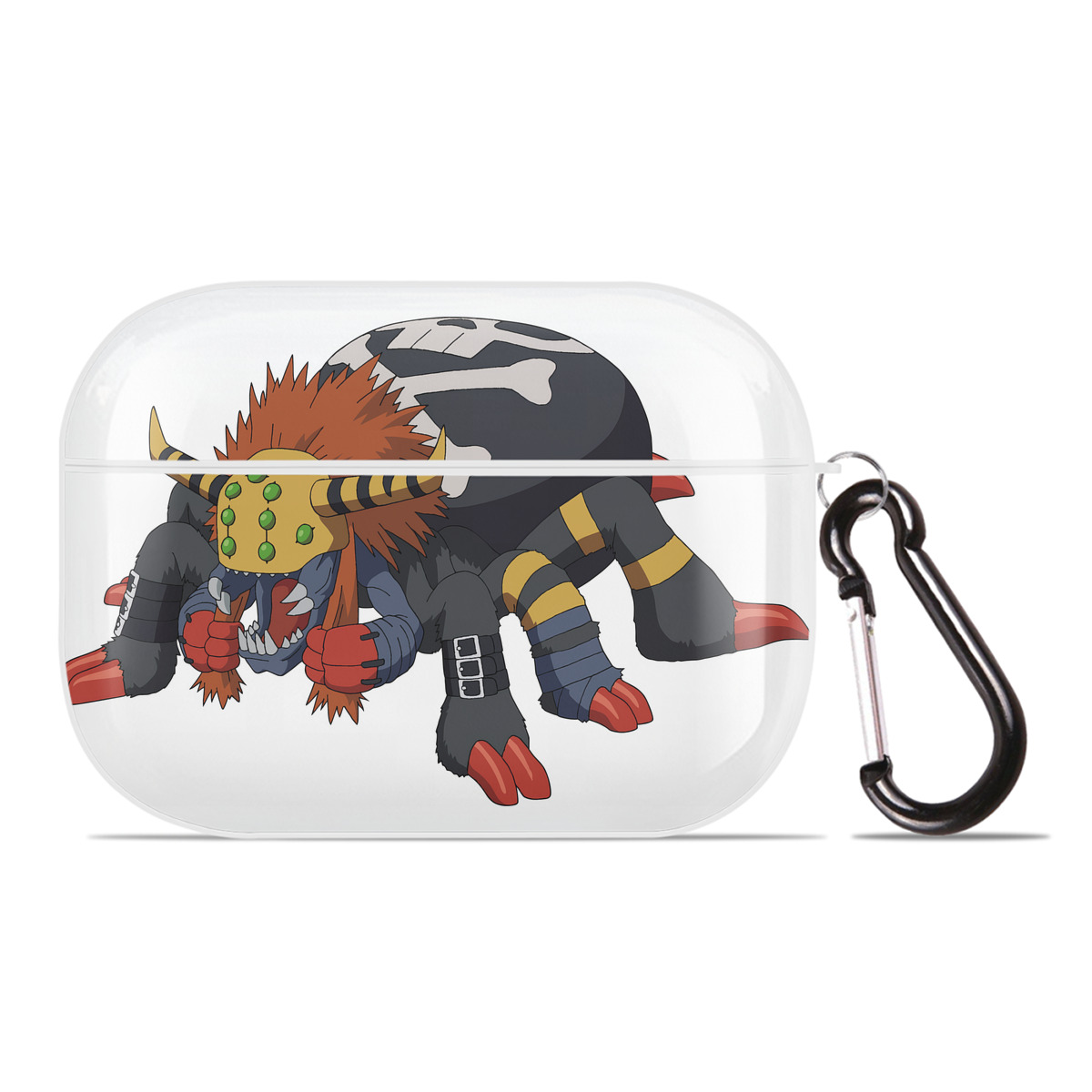 （画像用） Digimon デジタルモンスター/デジモン 【AirPods Pro用】ハードシェル保護ケース 耐衝撃・防指紋・カラビナ付き商品仕様