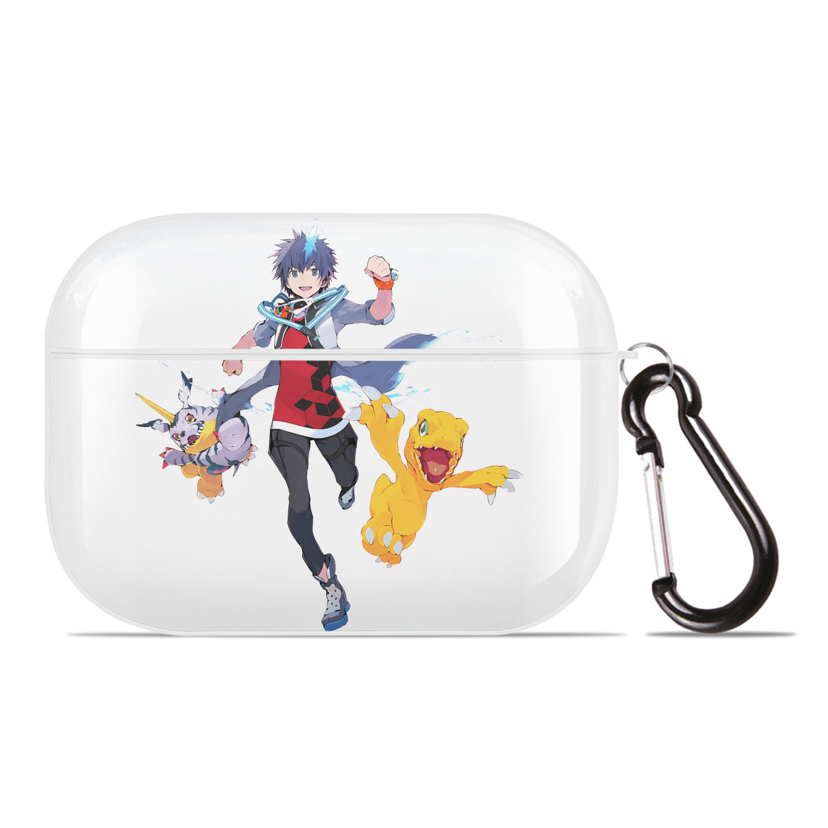 （画像用） Digimon デジタルモンスター/デジモン 【AirPods Pro用】ハードシェル保護ケース 耐衝撃・防指紋・カラビナ付き商品仕様