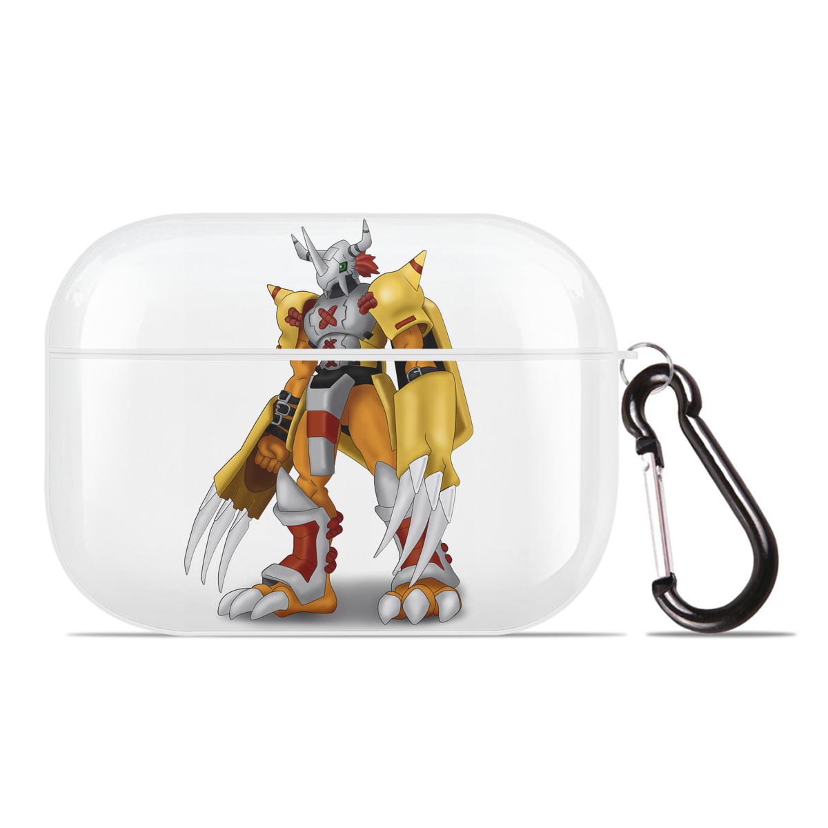 （画像用） Digimon デジタルモンスター/デジモン 【AirPods Pro用】ハードシェル保護ケース 耐衝撃・防指紋・カラビナ付き商品仕様
