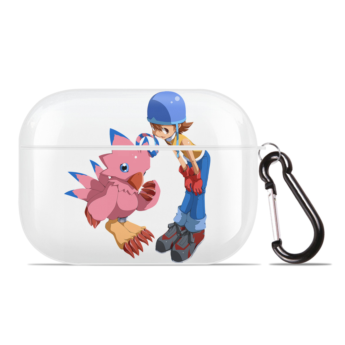 （画像用） Digimon デジタルモンスター/デジモン 【AirPods Pro用】ハードシェル保護ケース 耐衝撃・防指紋・カラビナ付き商品仕様
