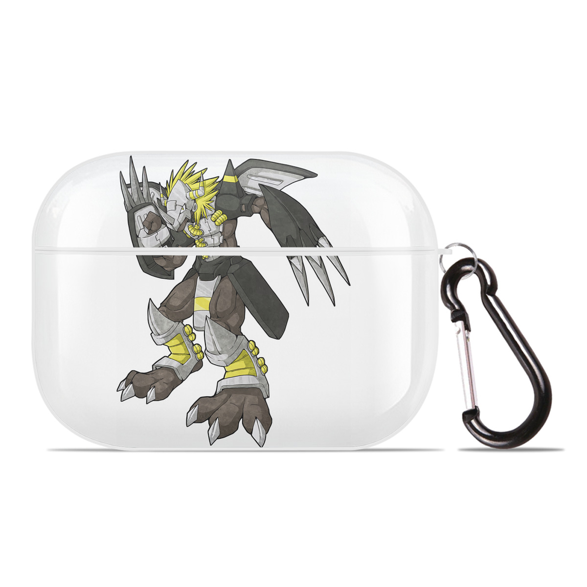 （画像用） Digimon デジタルモンスター/デジモン 【AirPods Pro用】ハードシェル保護ケース 耐衝撃・防指紋・カラビナ付き商品仕様