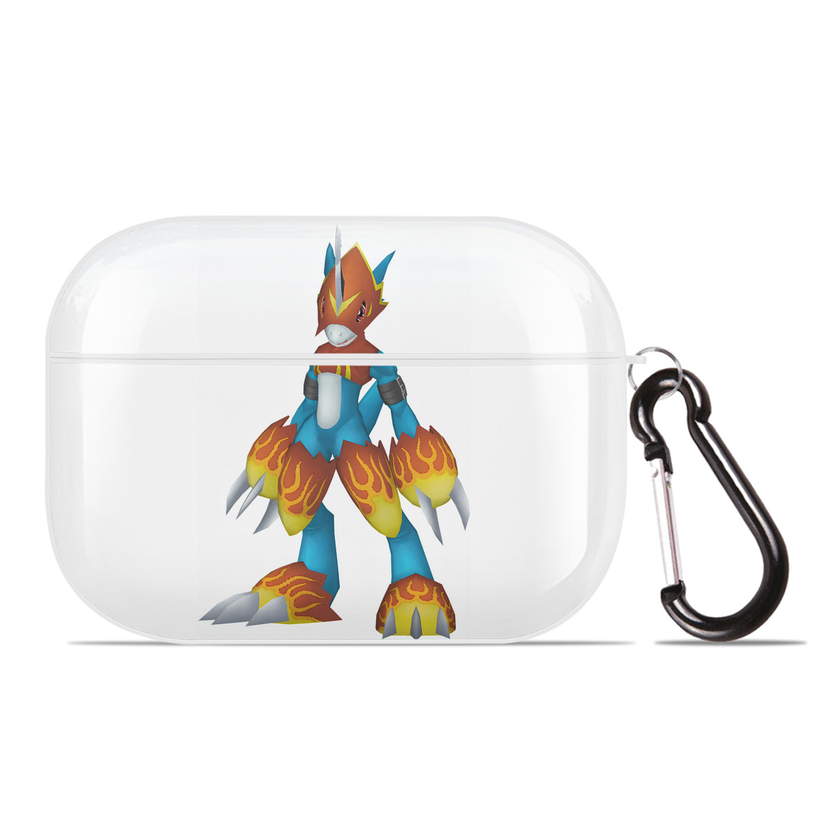 （画像用） Digimon デジタルモンスター/デジモン 【AirPods Pro用】ハードシェル保護ケース 耐衝撃・防指紋・カラビナ付き商品仕様
