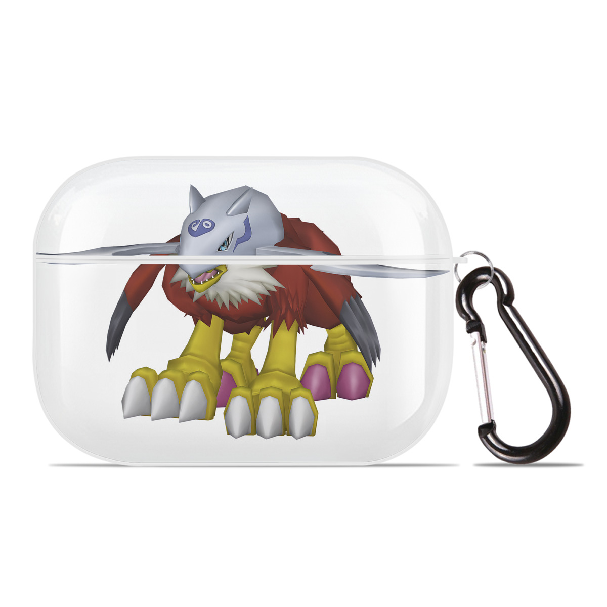 （画像用） Digimon デジタルモンスター/デジモン 【AirPods Pro用】ハードシェル保護ケース 耐衝撃・防指紋・カラビナ付き商品仕様