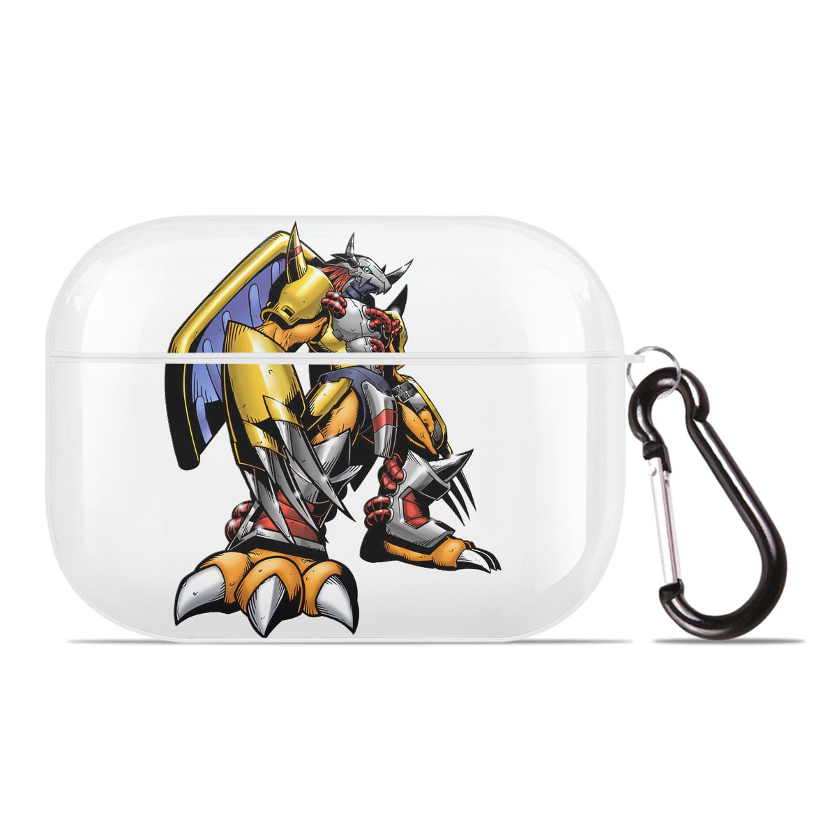 （画像用） Digimon デジタルモンスター/デジモン 【AirPods Pro用】ハードシェル保護ケース 耐衝撃・防指紋・カラビナ付き商品仕様