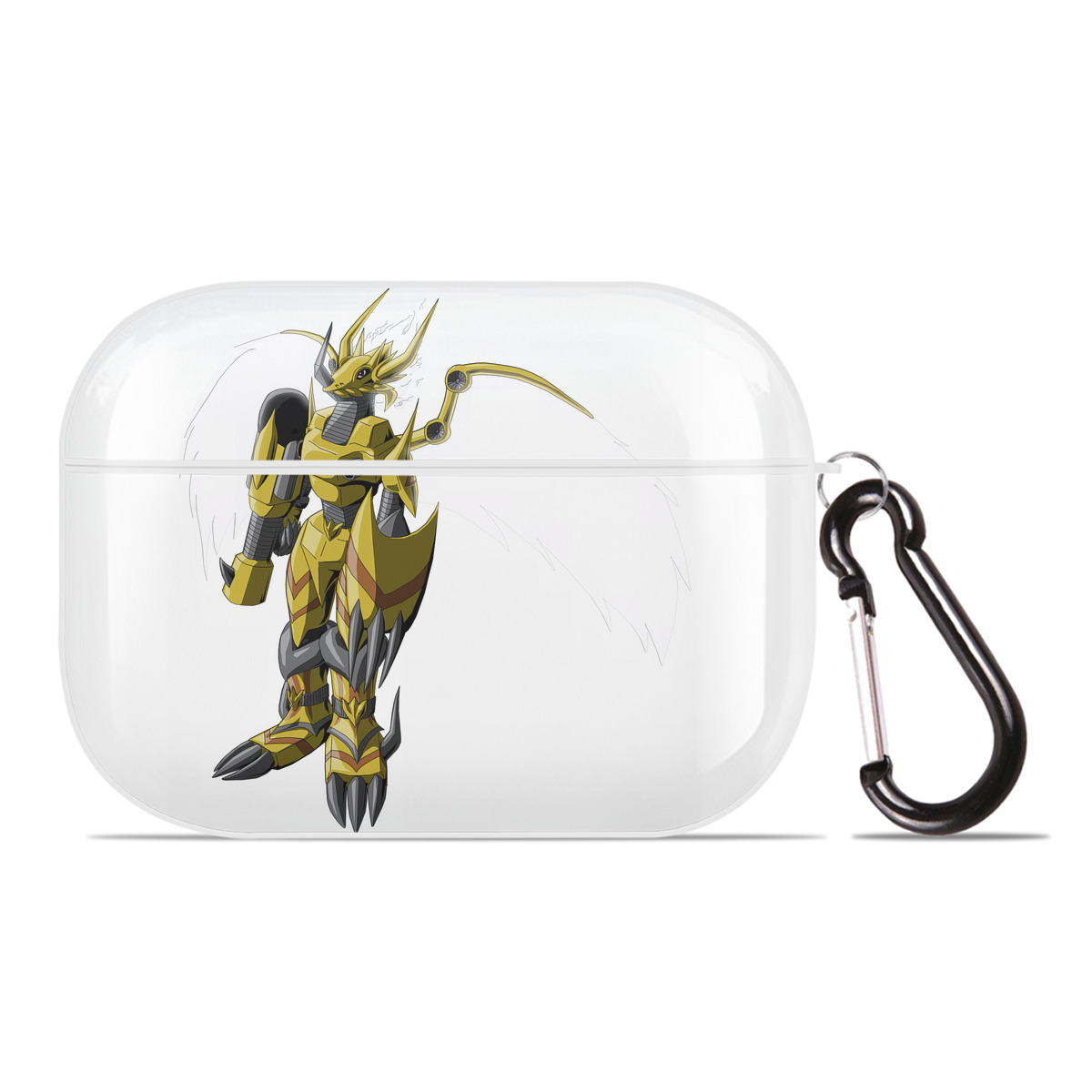 （画像用） Digimon デジタルモンスター/デジモン 【AirPods Pro用】ハードシェル保護ケース 耐衝撃・防指紋・カラビナ付き商品仕様