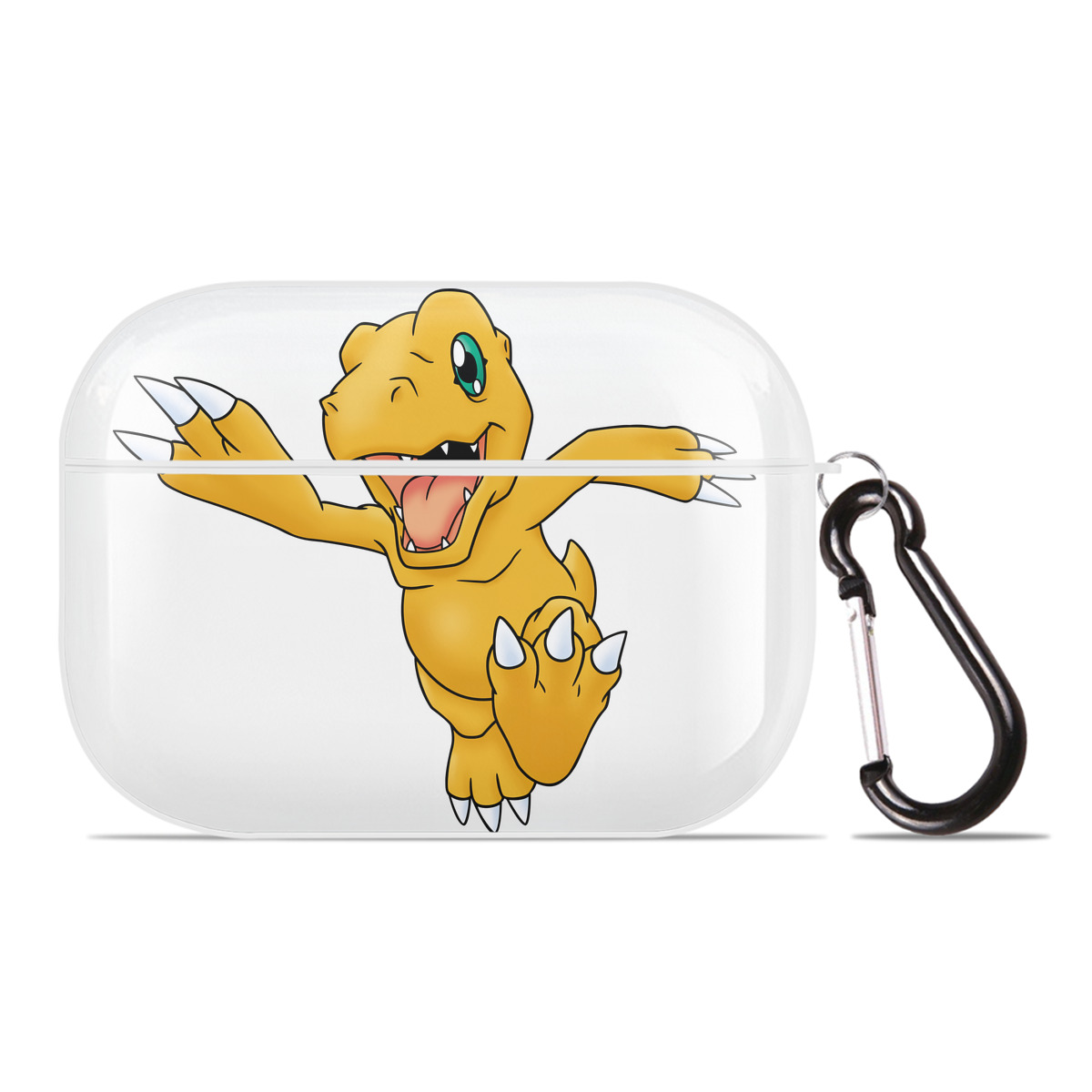 （画像用） Digimon デジタルモンスター/デジモン 【AirPods Pro用】ハードシェル保護ケース 耐衝撃・防指紋・カラビナ付き商品仕様
