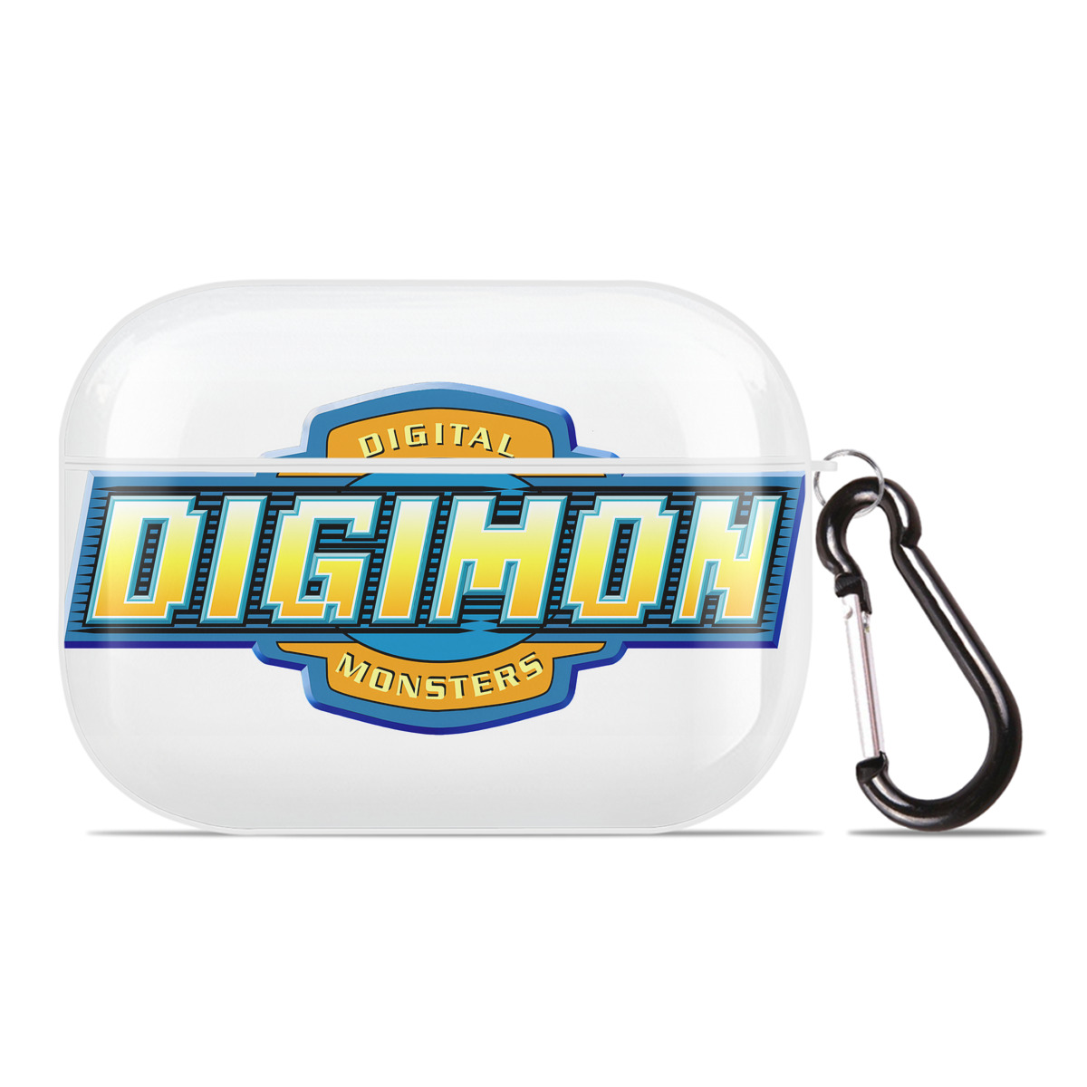 （画像用） Digimon デジタルモンスター/デジモン 【AirPods Pro用】ハードシェル保護ケース 耐衝撃・防指紋・カラビナ付き商品仕様