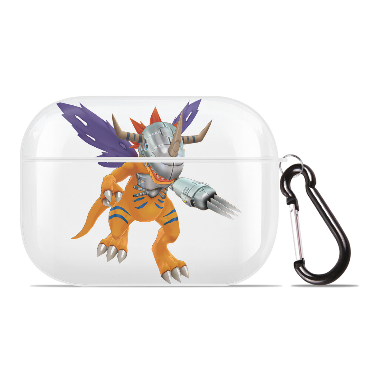 （画像用） Digimon デジタルモンスター/デジモン 【AirPods Pro用】ハードシェル保護ケース 耐衝撃・防指紋・カラビナ付き商品仕様