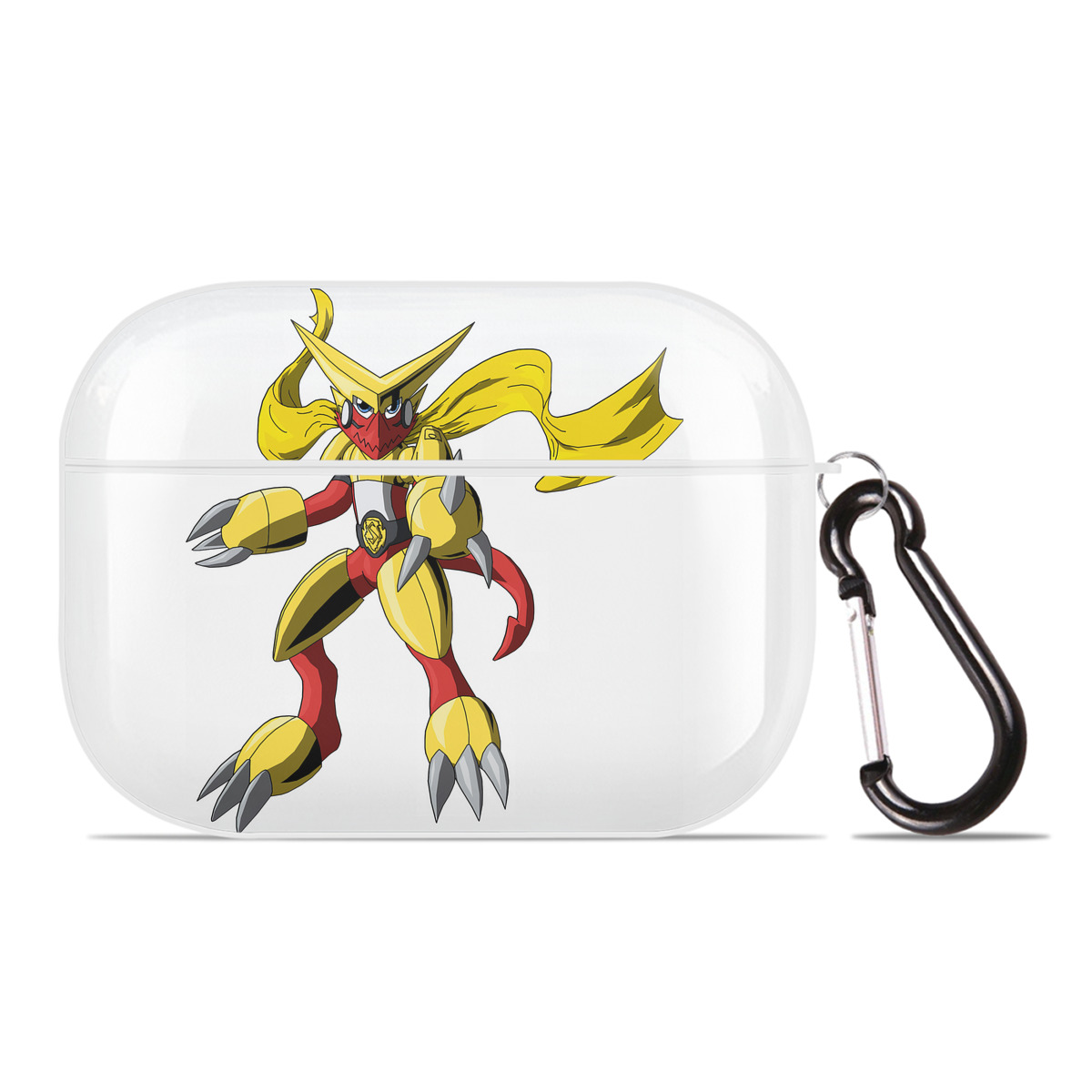 （画像用） Digimon デジタルモンスター/デジモン 【AirPods Pro用】ハードシェル保護ケース 耐衝撃・防指紋・カラビナ付き商品仕様