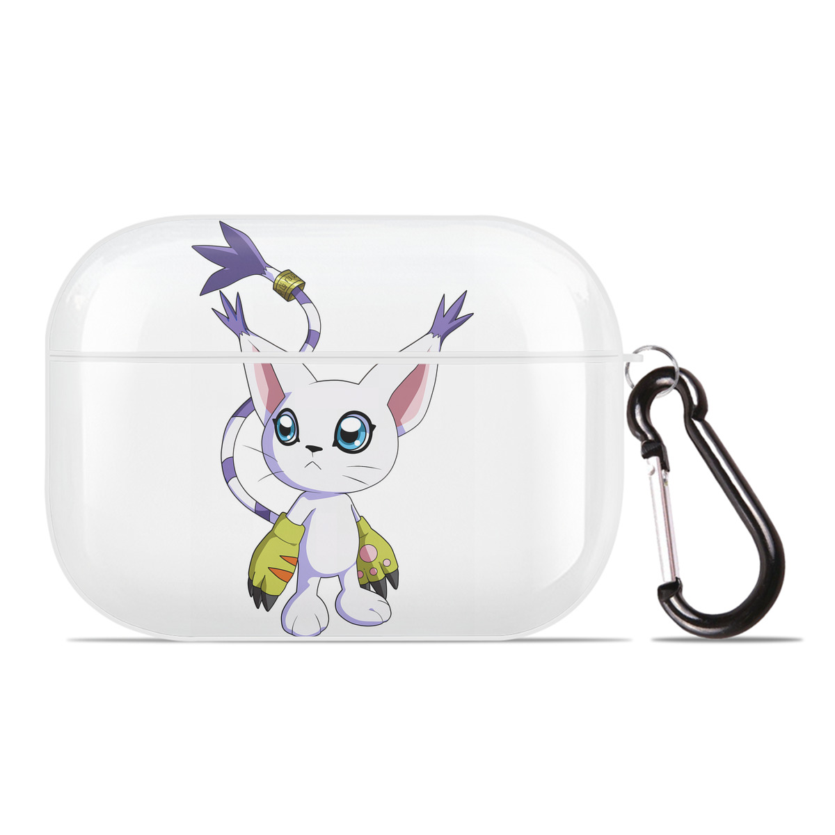 （画像用） Digimon デジタルモンスター/デジモン 【AirPods Pro用】ハードシェル保護ケース 耐衝撃・防指紋・カラビナ付き商品仕様