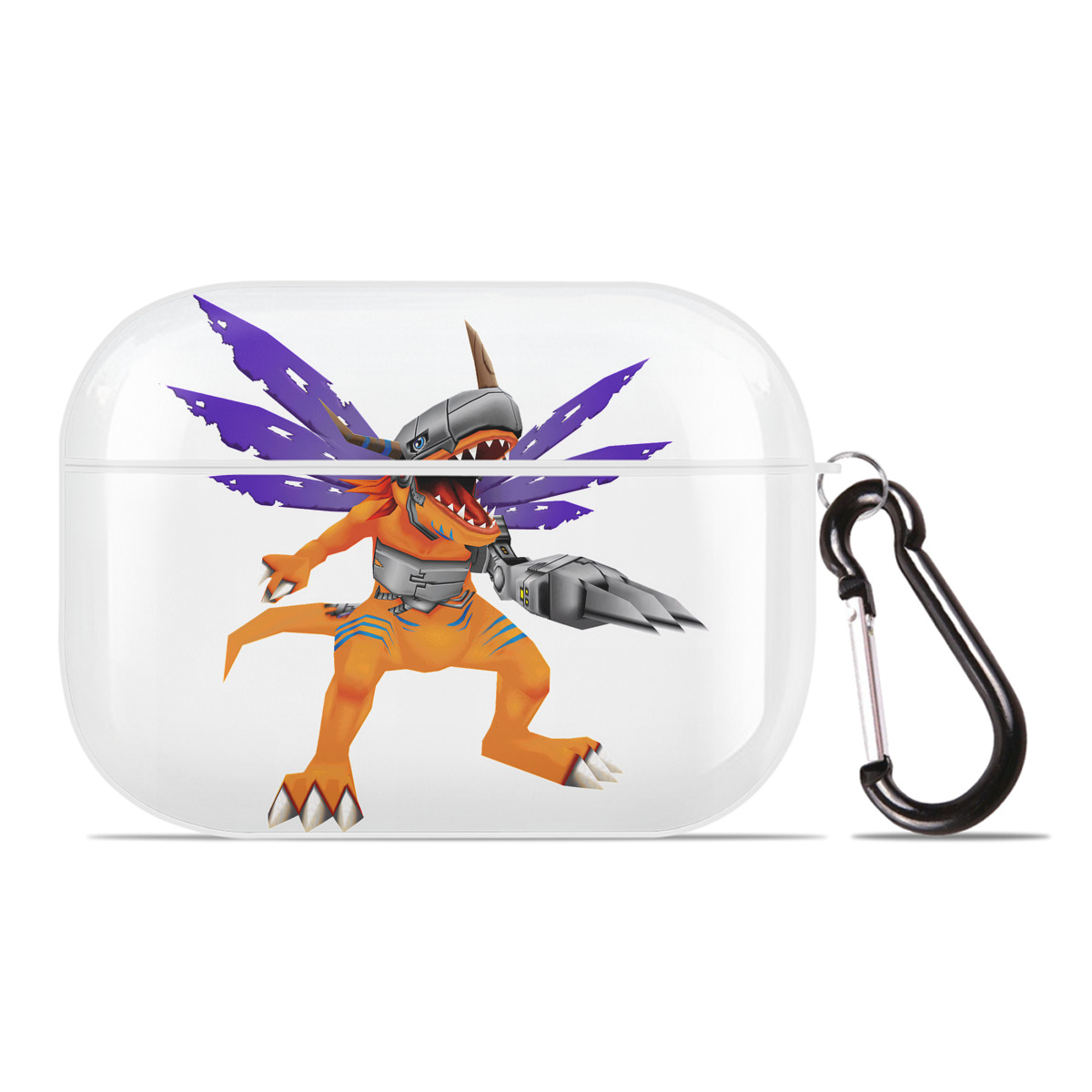 （画像用） Digimon デジタルモンスター/デジモン 【AirPods Pro用】ハードシェル保護ケース 耐衝撃・防指紋・カラビナ付き商品仕様