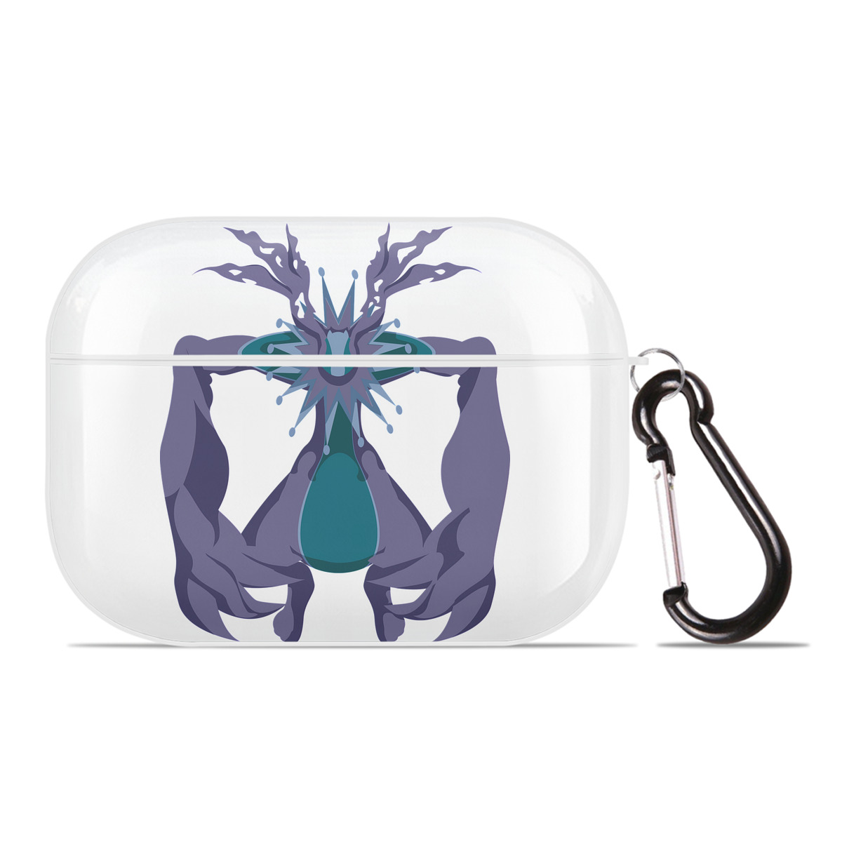 （画像用） Digimon デジタルモンスター/デジモン 【AirPods Pro用】ハードシェル保護ケース 耐衝撃・防指紋・カラビナ付き商品仕様
