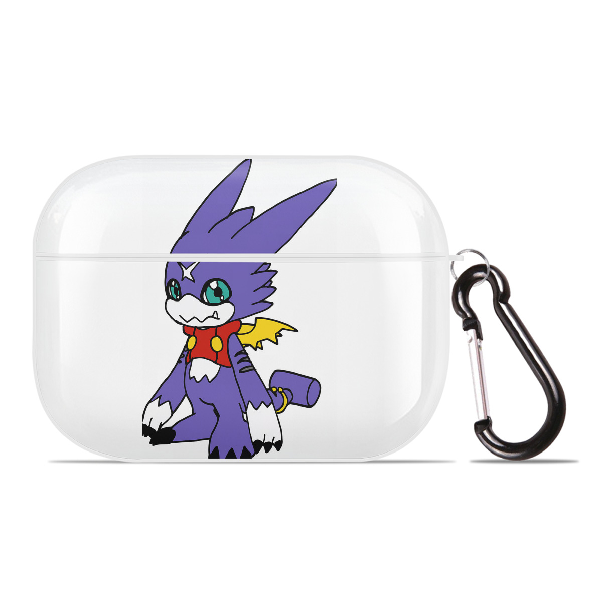 （画像用） Digimon デジタルモンスター/デジモン 【AirPods Pro用】ハードシェル保護ケース 耐衝撃・防指紋・カラビナ付き商品仕様
