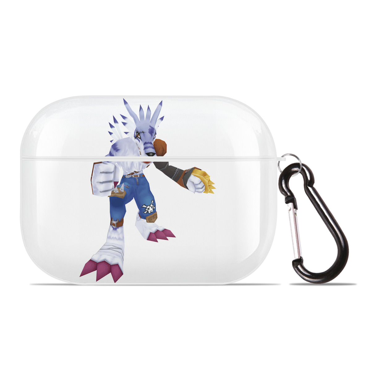 （画像用） Digimon デジタルモンスター/デジモン 【AirPods Pro用】ハードシェル保護ケース 耐衝撃・防指紋・カラビナ付き商品仕様