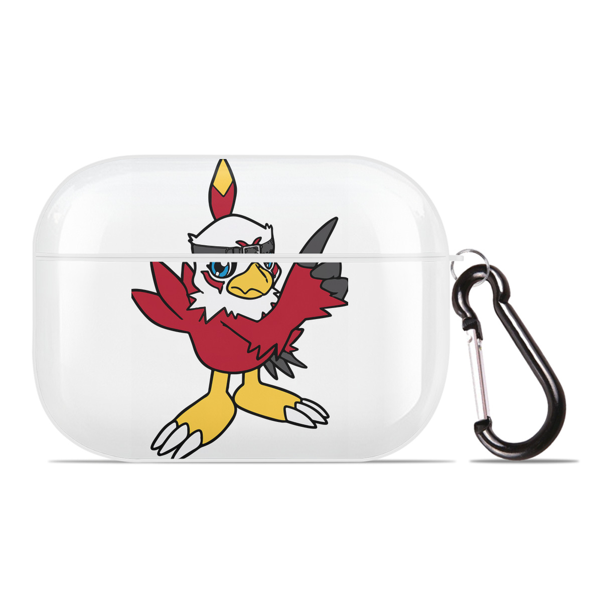 （画像用） Digimon デジタルモンスター/デジモン 【AirPods Pro用】ハードシェル保護ケース 耐衝撃・防指紋・カラビナ付き商品仕様
