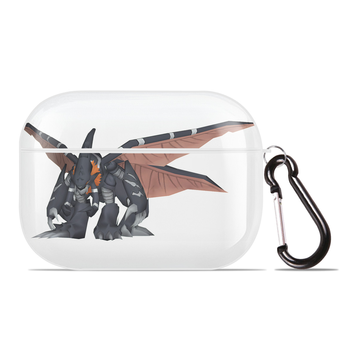 （画像用） Digimon デジタルモンスター/デジモン 【AirPods Pro用】ハードシェル保護ケース 耐衝撃・防指紋・カラビナ付き商品仕様