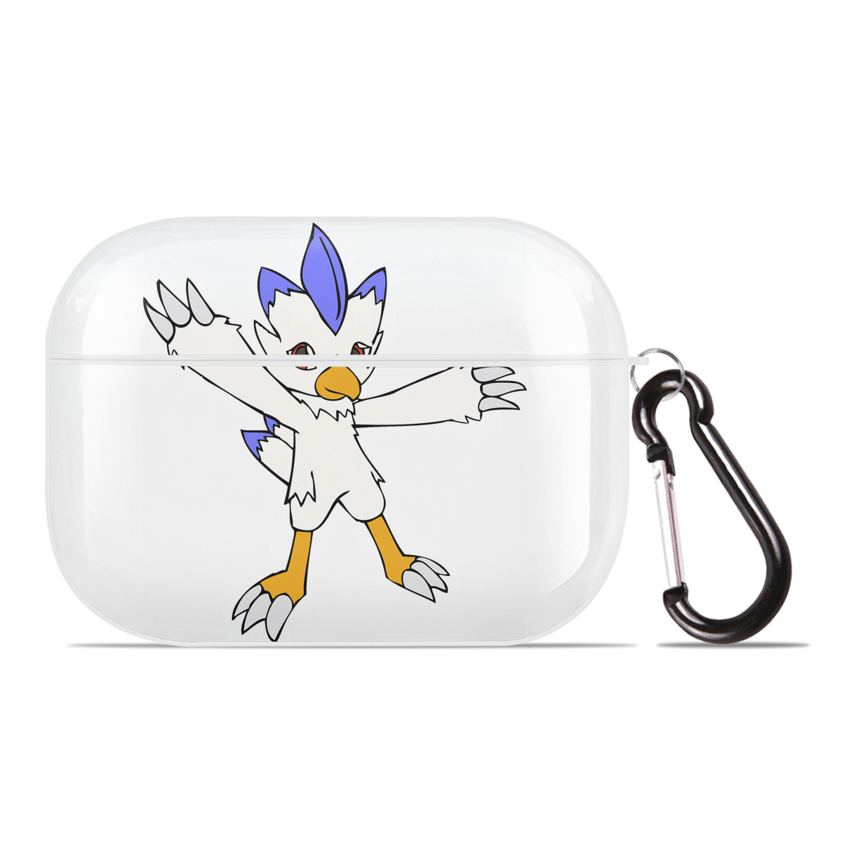 （画像用） Digimon デジタルモンスター/デジモン 【AirPods Pro用】ハードシェル保護ケース 耐衝撃・防指紋・カラビナ付き商品仕様