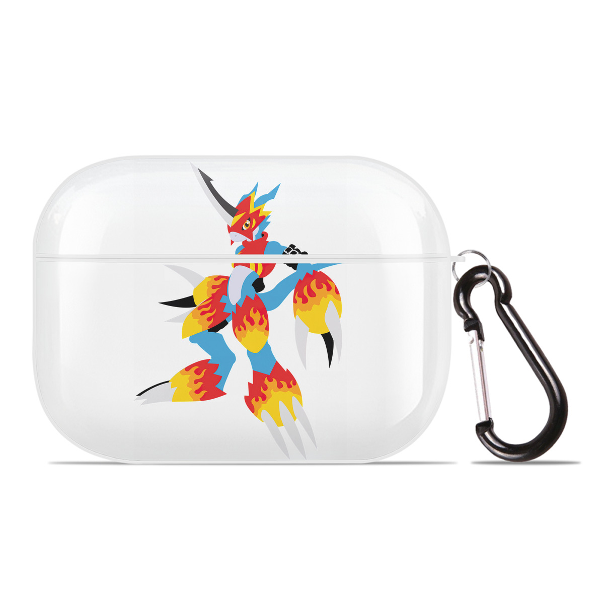 （画像用） Digimon デジタルモンスター/デジモン 【AirPods Pro用】ハードシェル保護ケース 耐衝撃・防指紋・カラビナ付き商品仕様