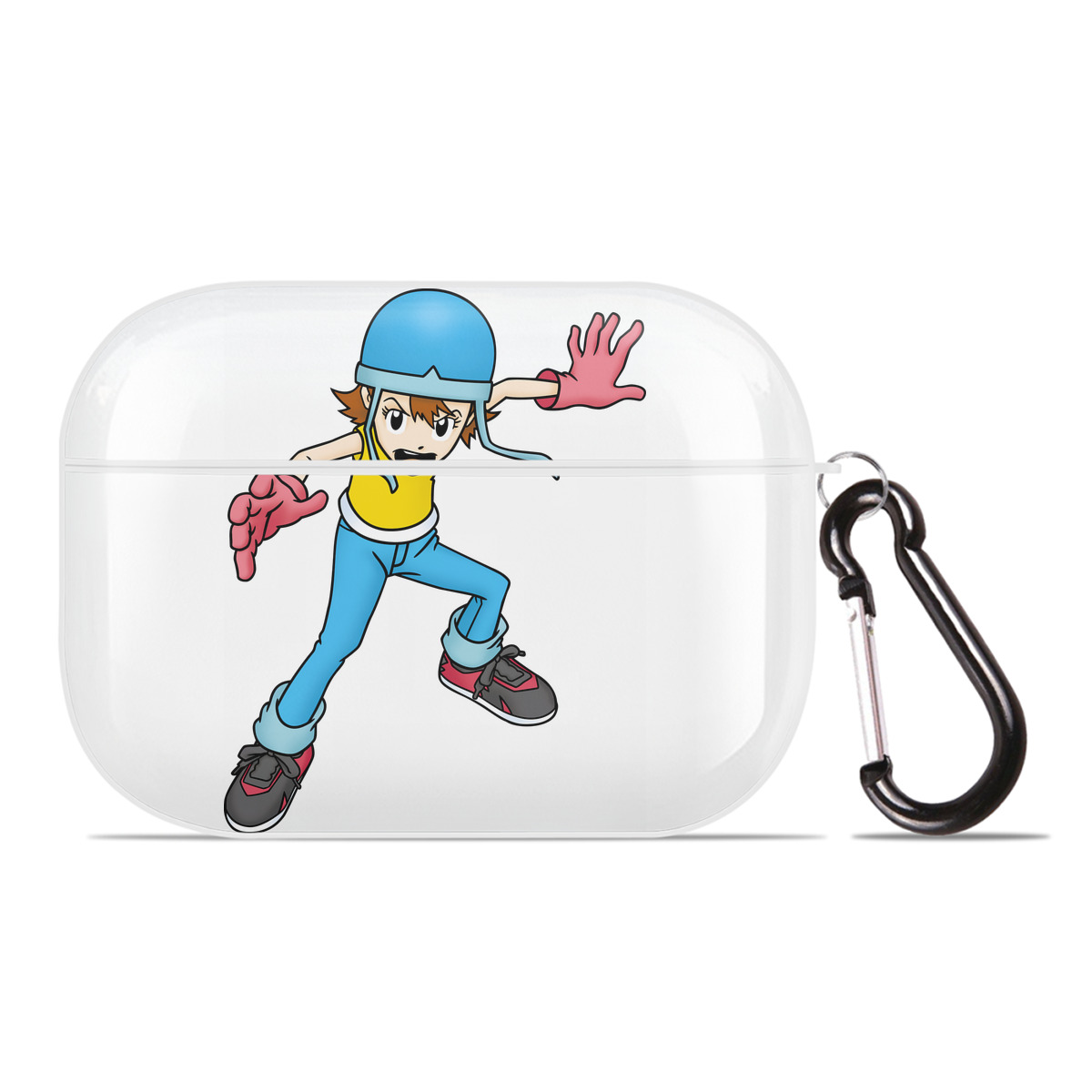 （画像用） Digimon デジタルモンスター/デジモン 【AirPods Pro用】ハードシェル保護ケース 耐衝撃・防指紋・カラビナ付き商品仕様