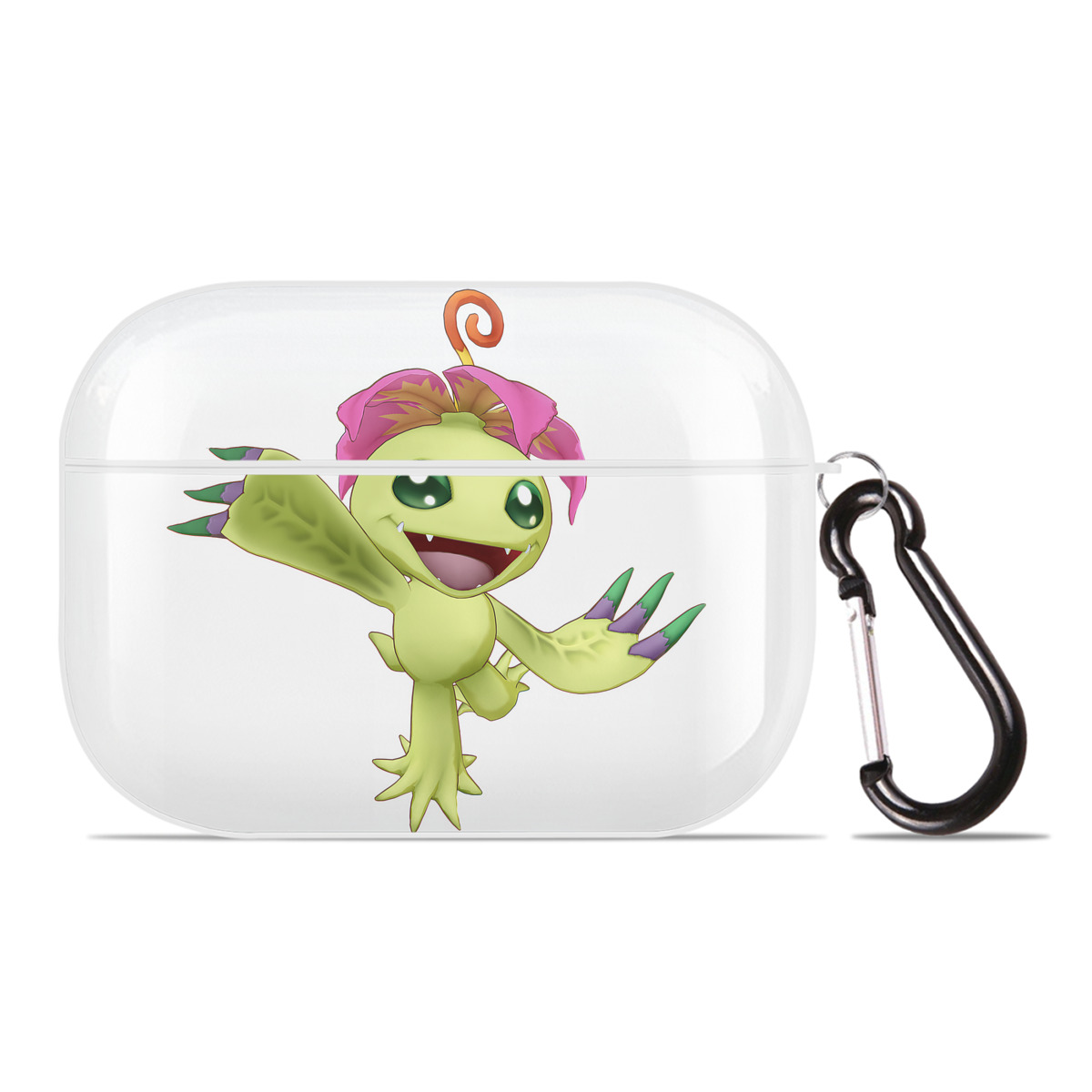 （画像用） Digimon デジタルモンスター/デジモン 【AirPods Pro用】ハードシェル保護ケース 耐衝撃・防指紋・カラビナ付き商品仕様