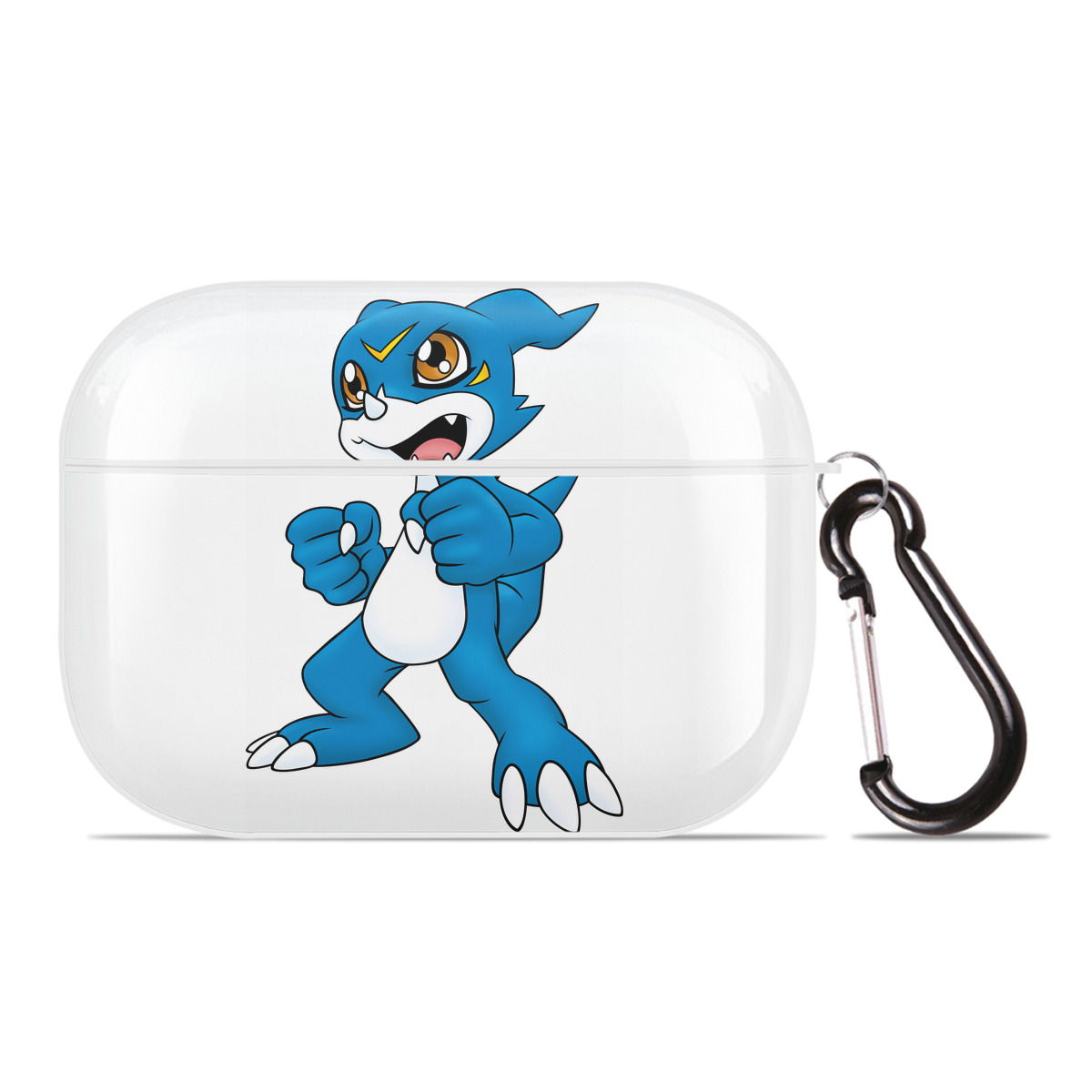 （画像用） Digimon デジタルモンスター/デジモン 【AirPods Pro用】ハードシェル保護ケース 耐衝撃・防指紋・カラビナ付き商品仕様