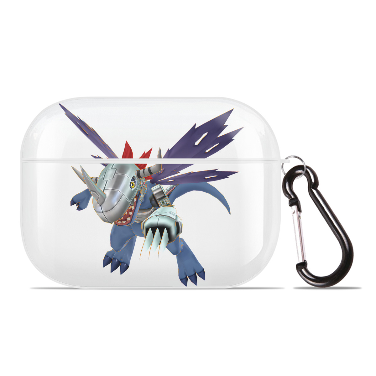 （画像用） Digimon デジタルモンスター/デジモン 【AirPods Pro用】ハードシェル保護ケース 耐衝撃・防指紋・カラビナ付き商品仕様
