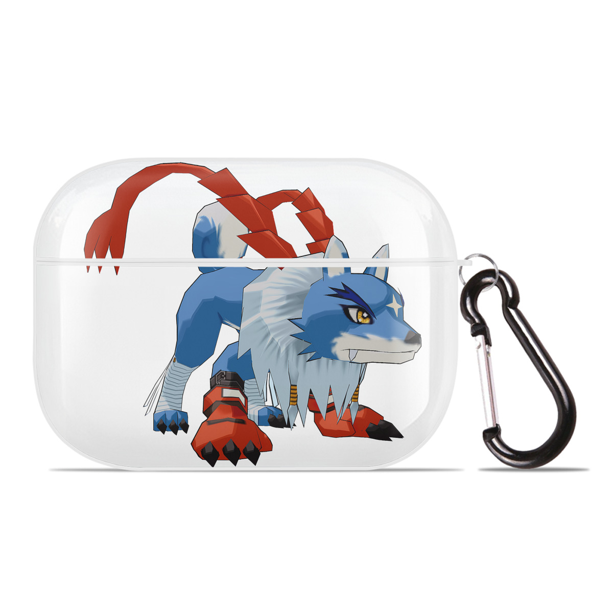 （画像用） Digimon デジタルモンスター/デジモン 【AirPods Pro用】ハードシェル保護ケース 耐衝撃・防指紋・カラビナ付き商品仕様
