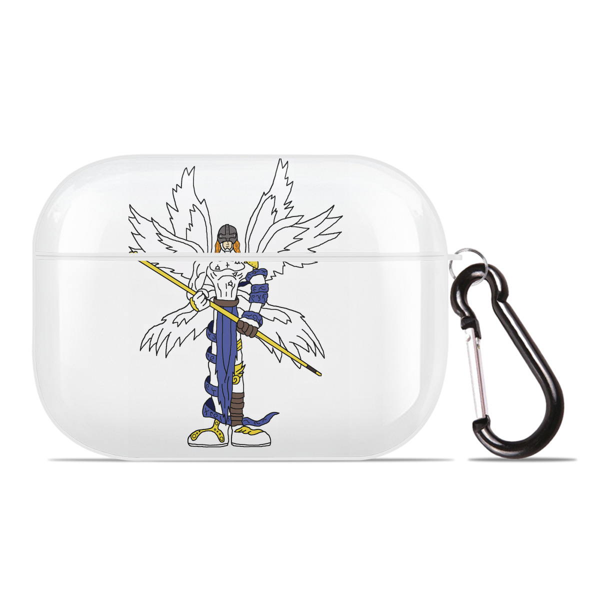 （画像用） Digimon デジタルモンスター/デジモン 【AirPods Pro用】ハードシェル保護ケース 耐衝撃・防指紋・カラビナ付き商品仕様