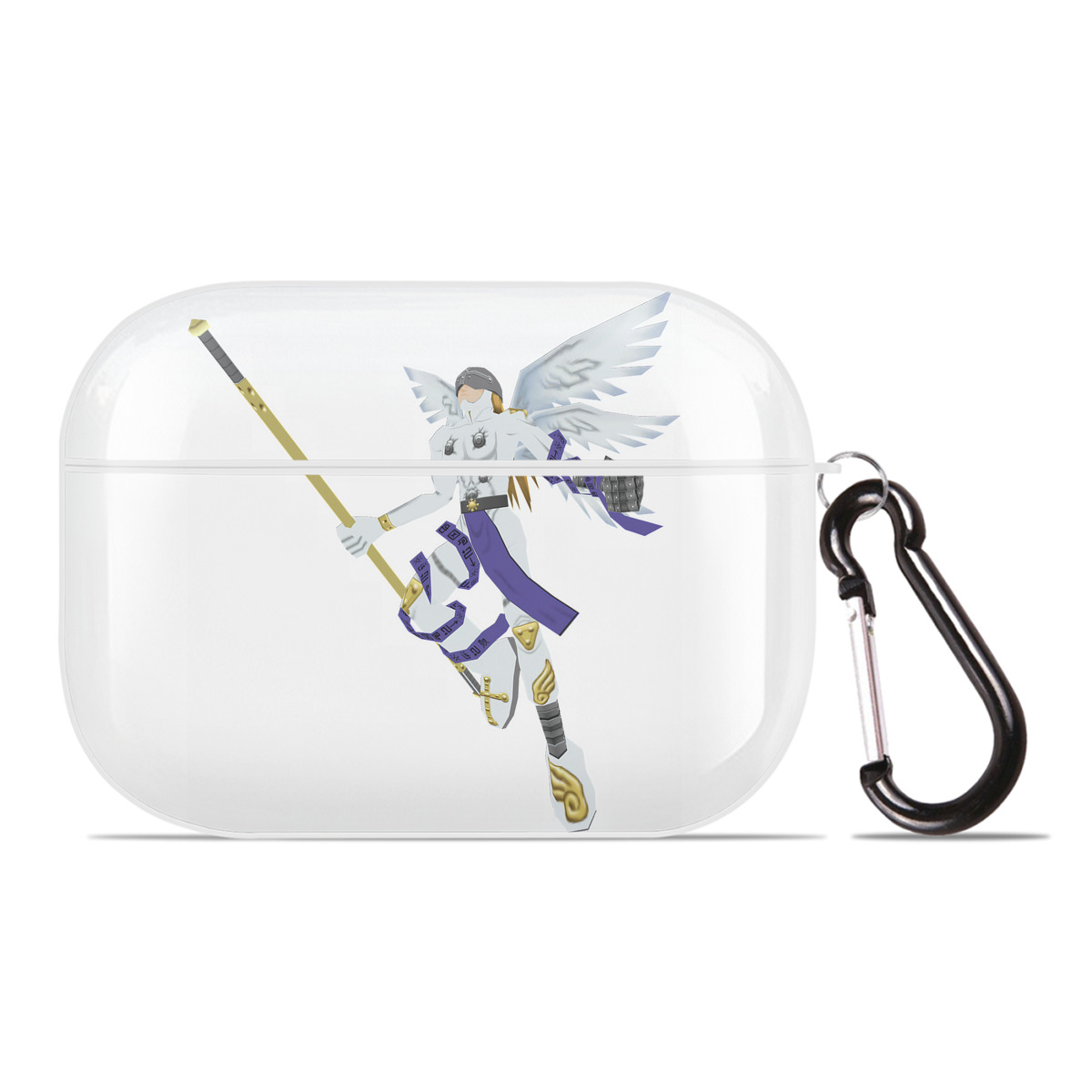 （画像用） Digimon デジタルモンスター/デジモン 【AirPods Pro用】ハードシェル保護ケース 耐衝撃・防指紋・カラビナ付き商品仕様