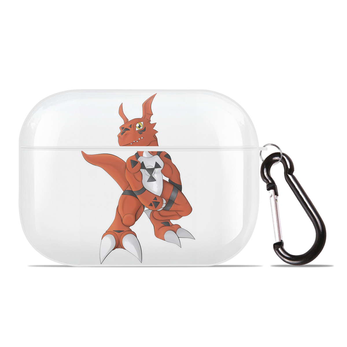 （画像用） Digimon デジタルモンスター/デジモン 【AirPods Pro用】ハードシェル保護ケース 耐衝撃・防指紋・カラビナ付き商品仕様