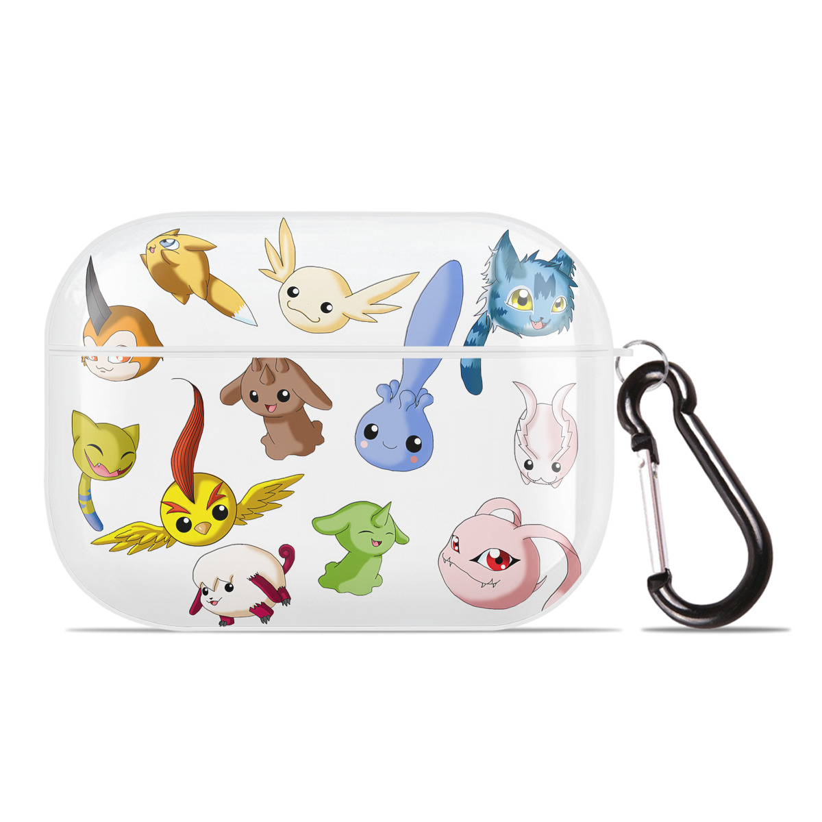 （画像用） Digimon デジタルモンスター/デジモン 【AirPods Pro用】ハードシェル保護ケース 耐衝撃・防指紋・カラビナ付き商品仕様