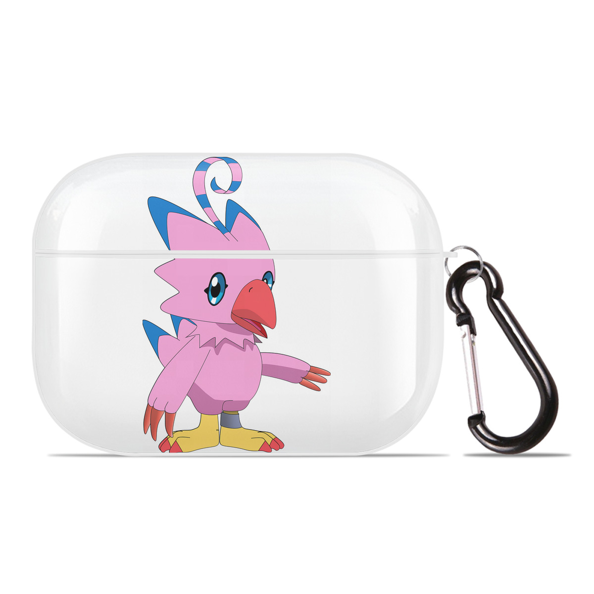 （画像用） Digimon デジタルモンスター/デジモン 【AirPods Pro用】ハードシェル保護ケース 耐衝撃・防指紋・カラビナ付き商品仕様