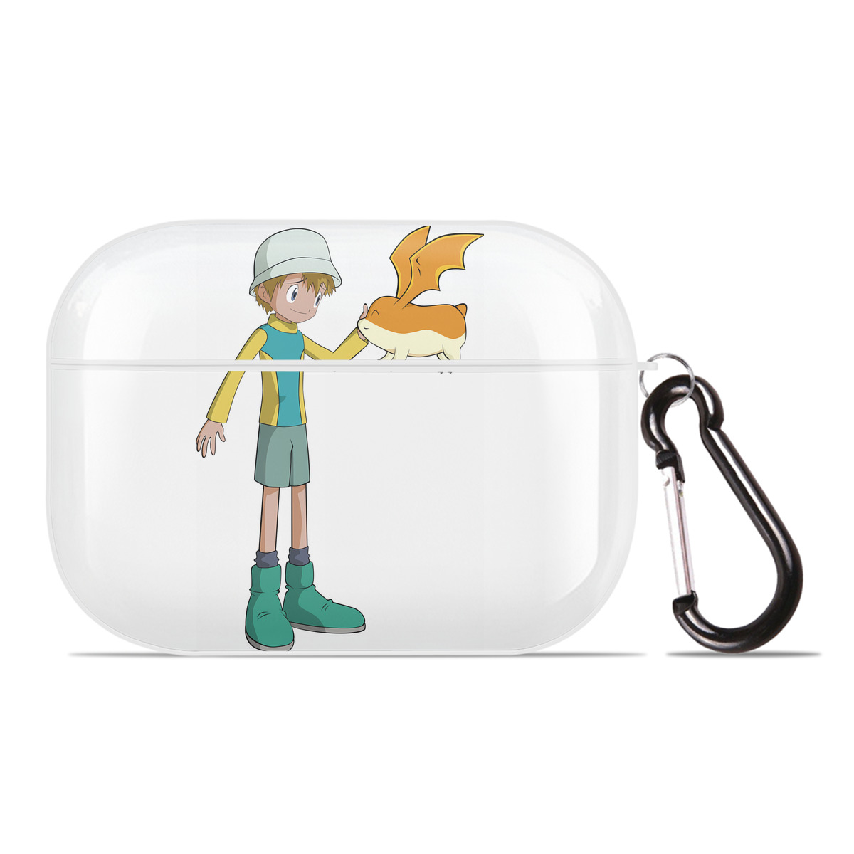 （画像用） Digimon デジタルモンスター/デジモン 【AirPods Pro用】ハードシェル保護ケース 耐衝撃・防指紋・カラビナ付き商品仕様