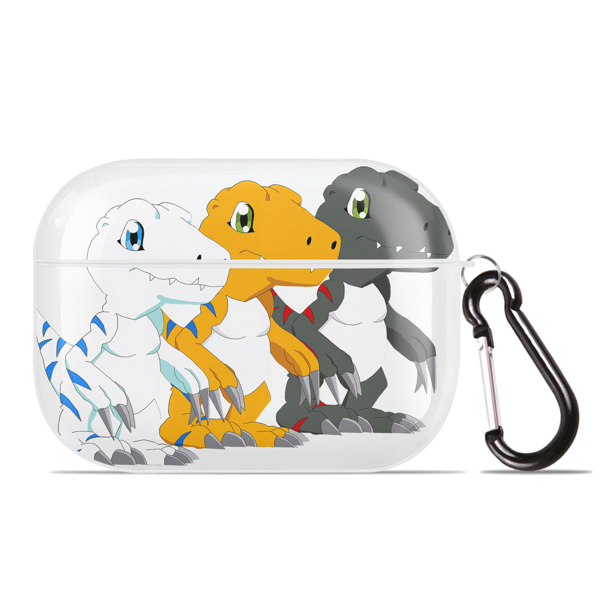 （画像用） Digimon デジタルモンスター/デジモン 【AirPods Pro用】ハードシェル保護ケース 耐衝撃・防指紋・カラビナ付き商品仕様