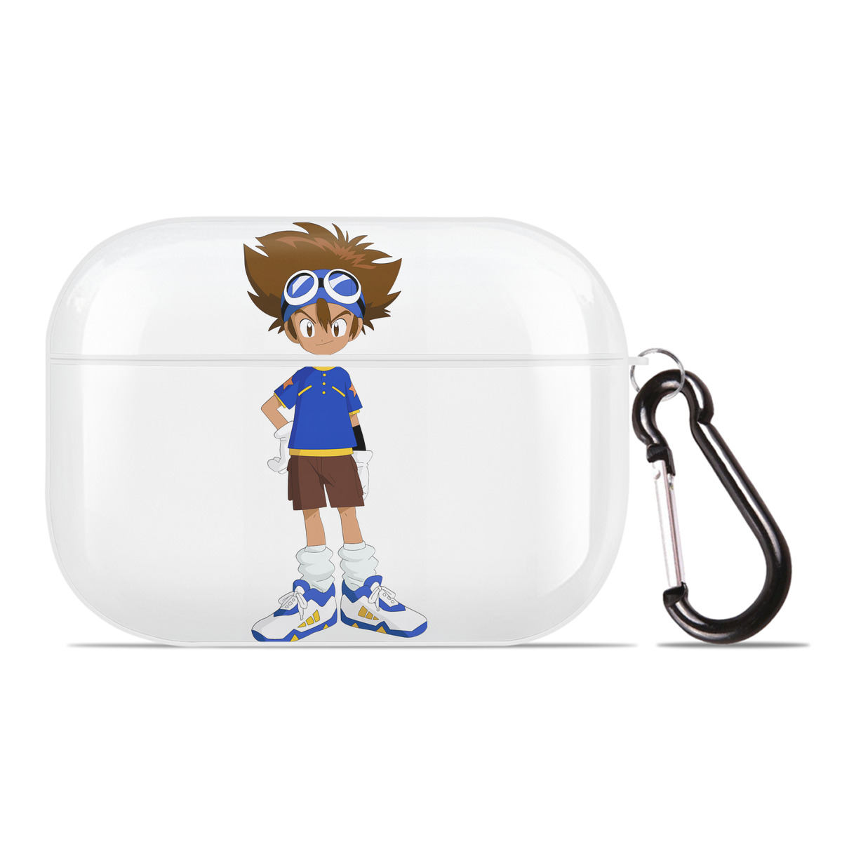 （画像用） Digimon デジタルモンスター/デジモン 【AirPods Pro用】ハードシェル保護ケース 耐衝撃・防指紋・カラビナ付き商品仕様