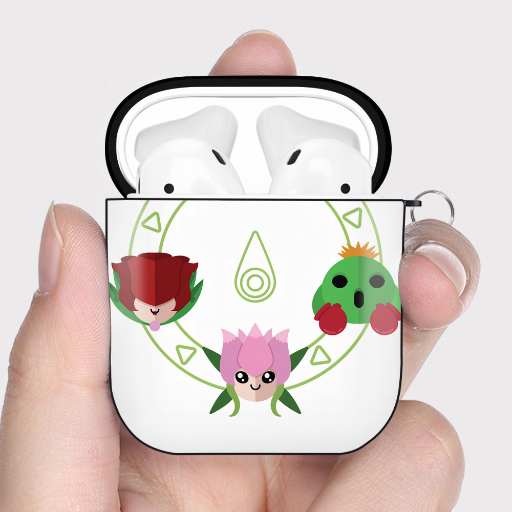（画像用） Digimon デジタルモンスター/デジモン AirPods 第2世代保護ケース ハードシェル ブラック 耐衝撃・防指紋・カラビナ付き