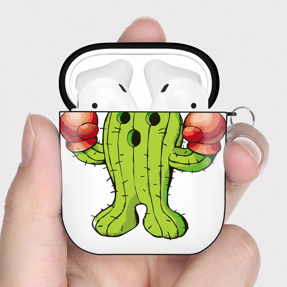 （画像用） Digimon デジタルモンスター/デジモン AirPods 第2世代保護ケース ハードシェル ブラック 耐衝撃・防指紋・カラビナ付き