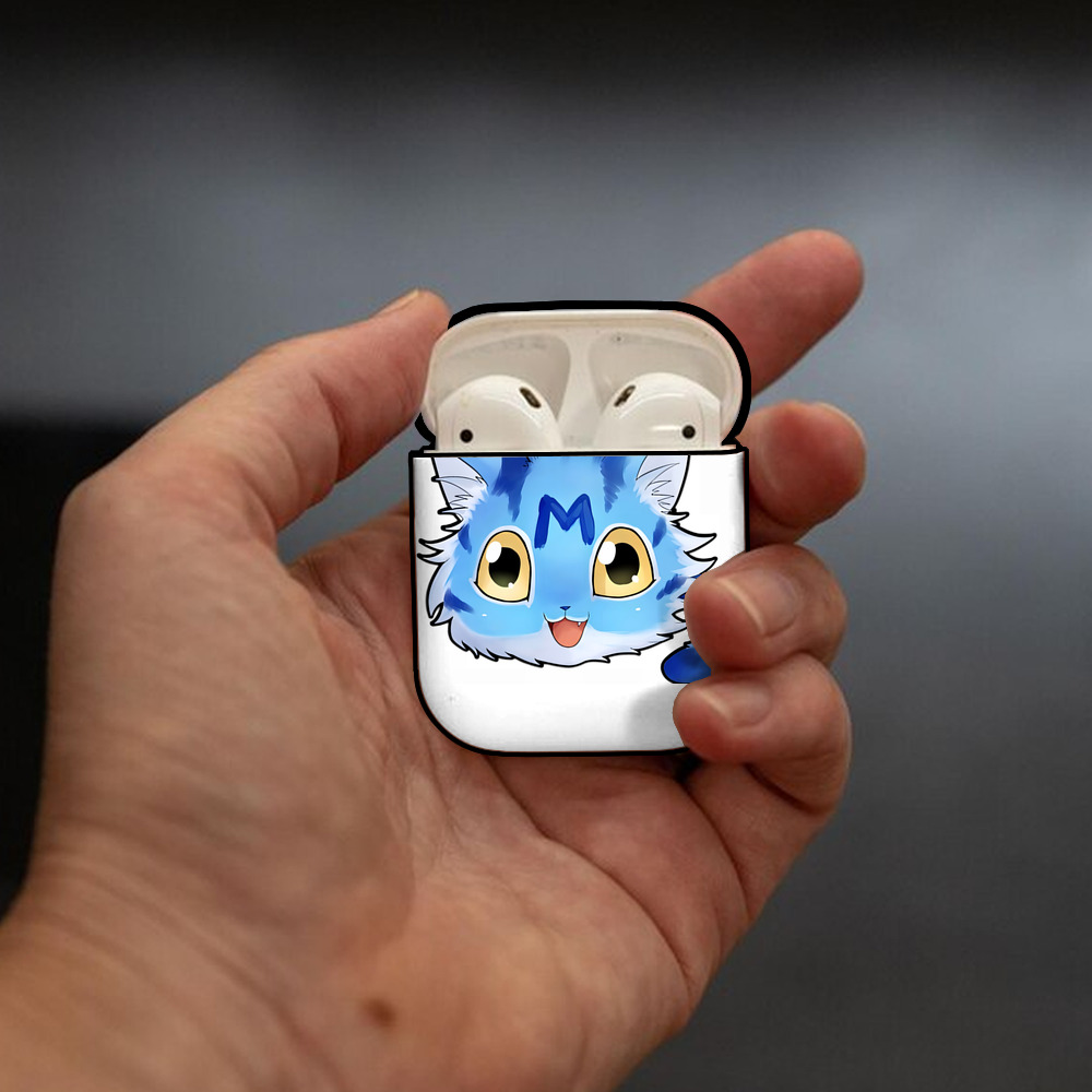 Digimon デジタルモンスター/デジモン AirPods 第2世代保護ケース ハードシェル ブラック 耐衝撃・防指紋・カラビナ付き