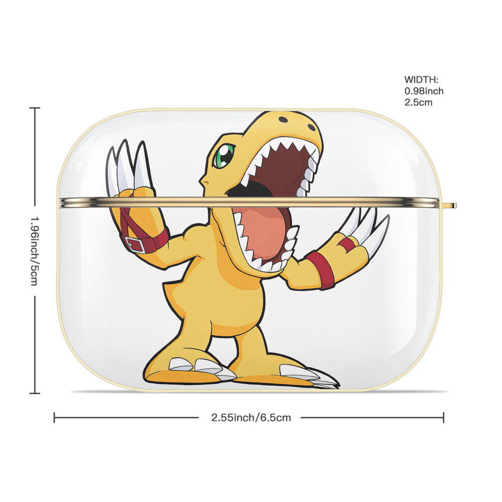 Digimon デジタルモンスター/デジモン 【AirPods Pro用】ハードシェル保護ケース｜耐衝撃・防指紋・カラビナ付き商品仕様