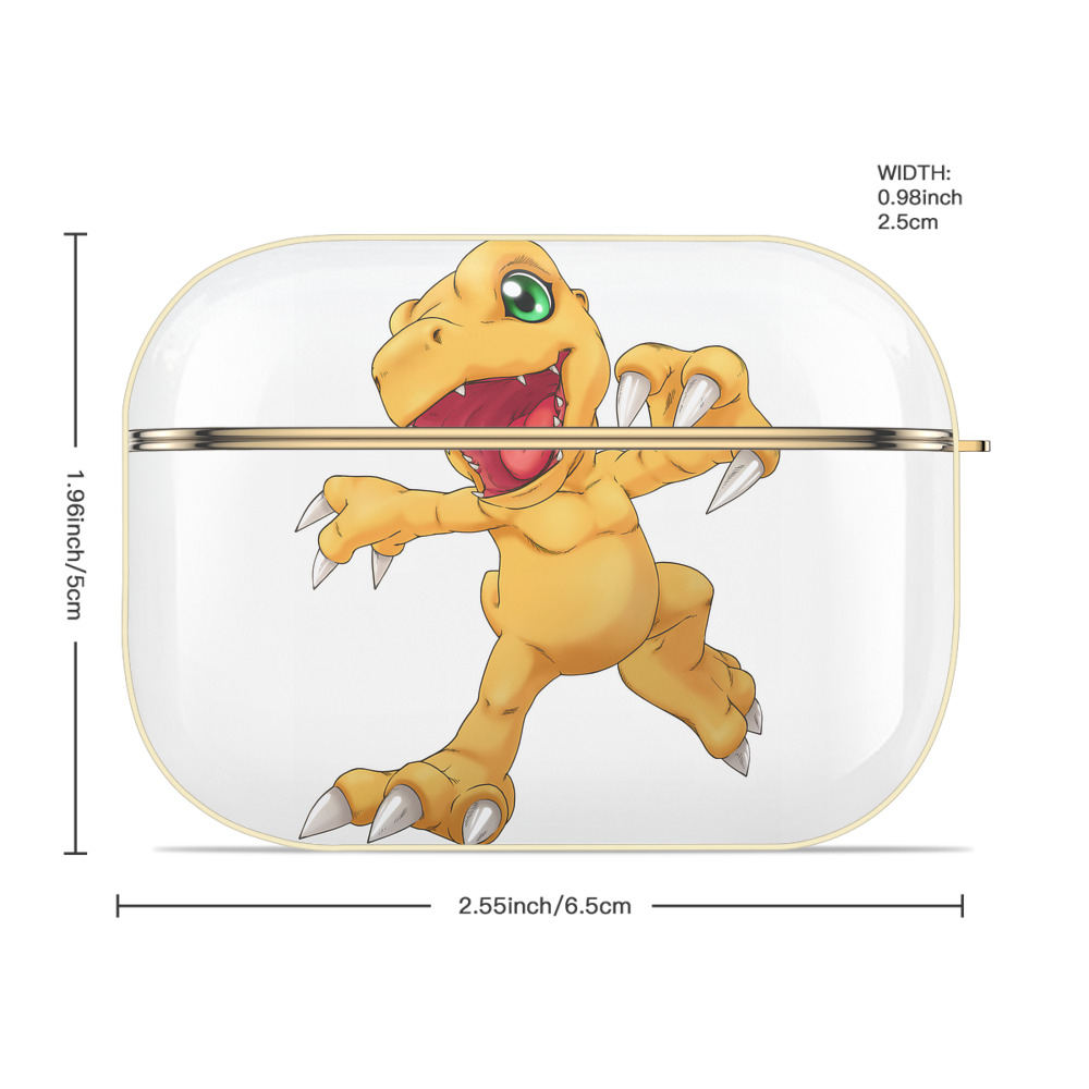 Digimon デジタルモンスター/デジモン 【AirPods Pro用】ハードシェル保護ケース｜耐衝撃・防指紋・カラビナ付き商品仕様
