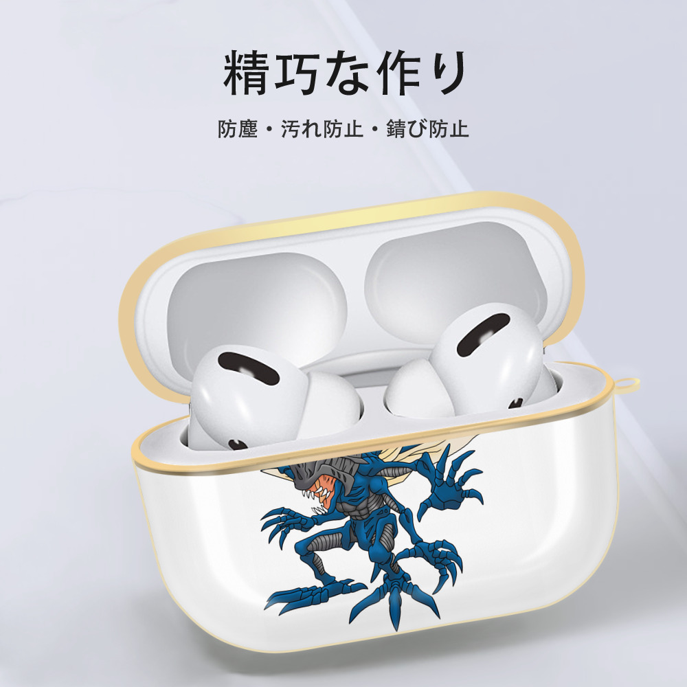Digimon デジタルモンスター/デジモン 【AirPods Pro用】ハードシェル保護ケース｜耐衝撃・防指紋・カラビナ付き商品仕様