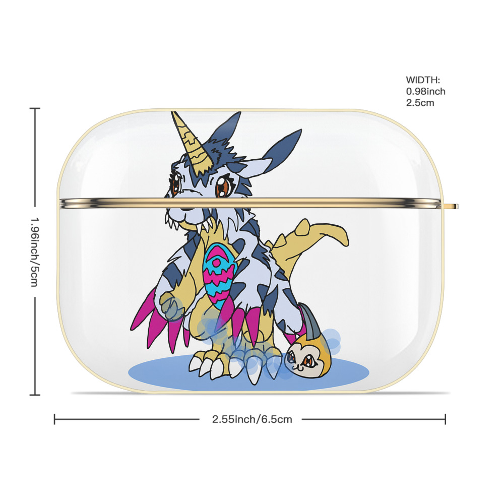 Digimon デジタルモンスター/デジモン 【AirPods Pro用】ハードシェル保護ケース｜耐衝撃・防指紋・カラビナ付き商品仕様