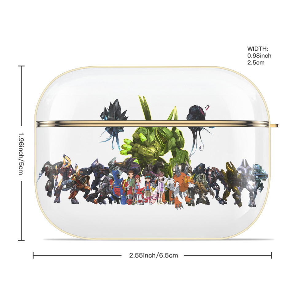 Digimon デジタルモンスター/デジモン 【AirPods Pro用】ハードシェル保護ケース｜耐衝撃・防指紋・カラビナ付き商品仕様